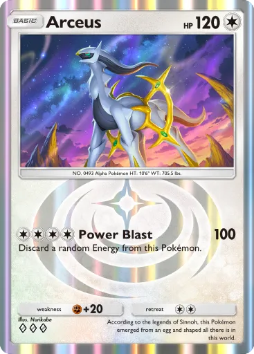 Arceus card image