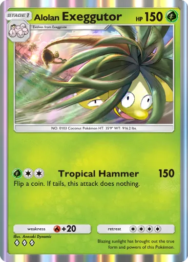Alolan Exeggutor card image