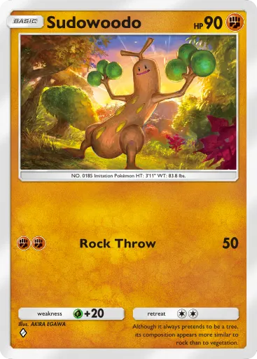 Sudowoodo card image