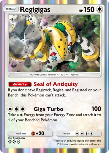 Regigigas card image