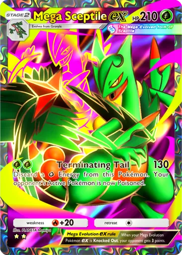 Mega Sceptile ex card image