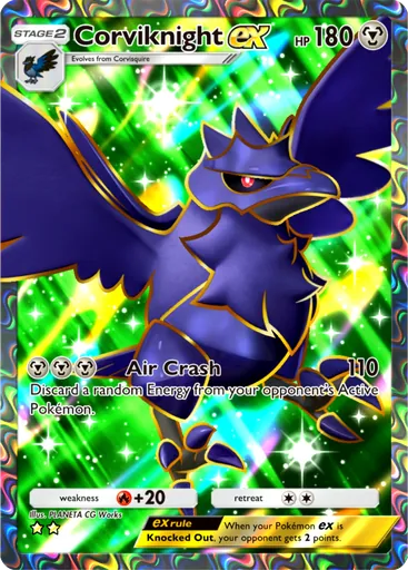 Corviknight ex card image