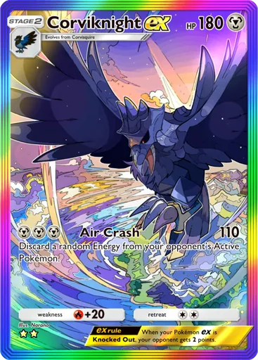Corviknight ex card image