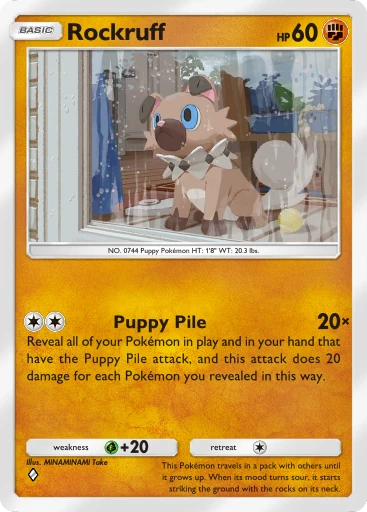 Rockruff card image