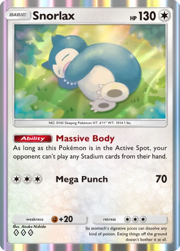 Snorlax card image