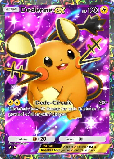Dedenne ex card image