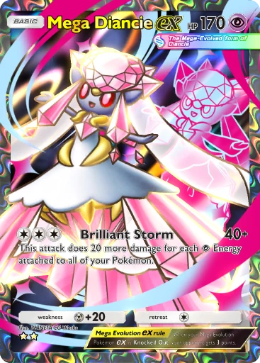 Mega Diancie ex card image