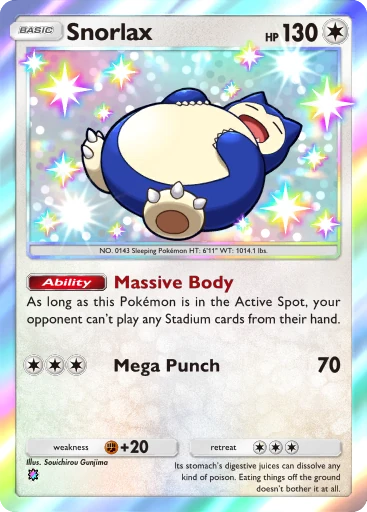 Snorlax card image