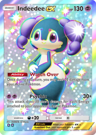 Indeedee ex card image