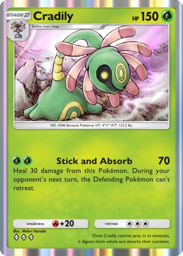 Cradily card image