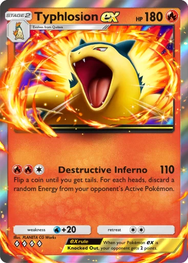 Typhlosion ex card image