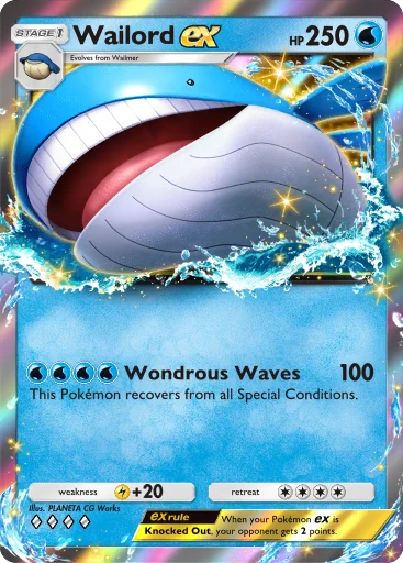 Wailord ex card image
