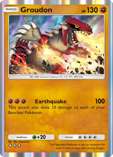 Groudon card image
