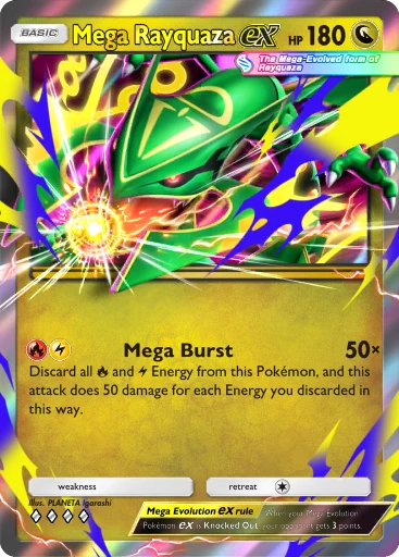 Mega Rayquaza ex card image
