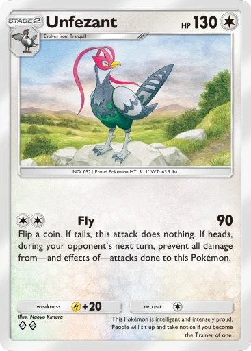 Unfezant card image
