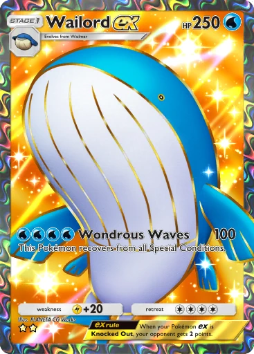Wailord ex card image
