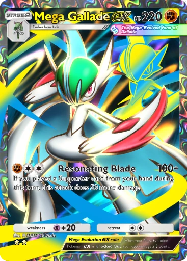 Mega Gallade ex card image