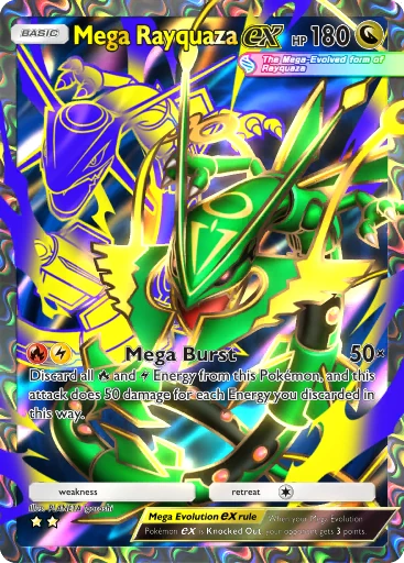 Mega Rayquaza ex card image