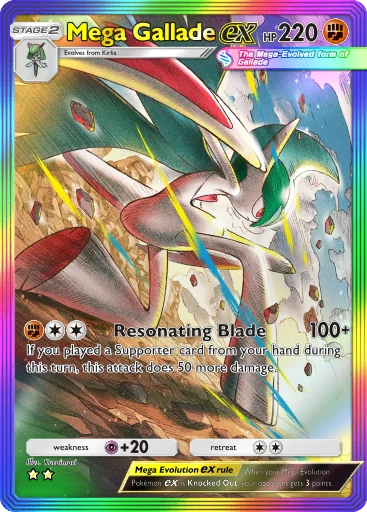 Mega Gallade ex card image