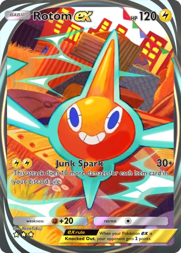 Rotom ex card image