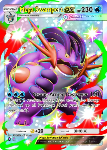 Mega Swampert ex card image