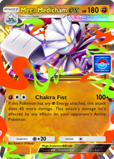 Mega Medicham ex card image